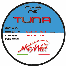 Key West Tuna Tournament Super PE #6 0.40mm 500mt X-8 Camouflage Sea
